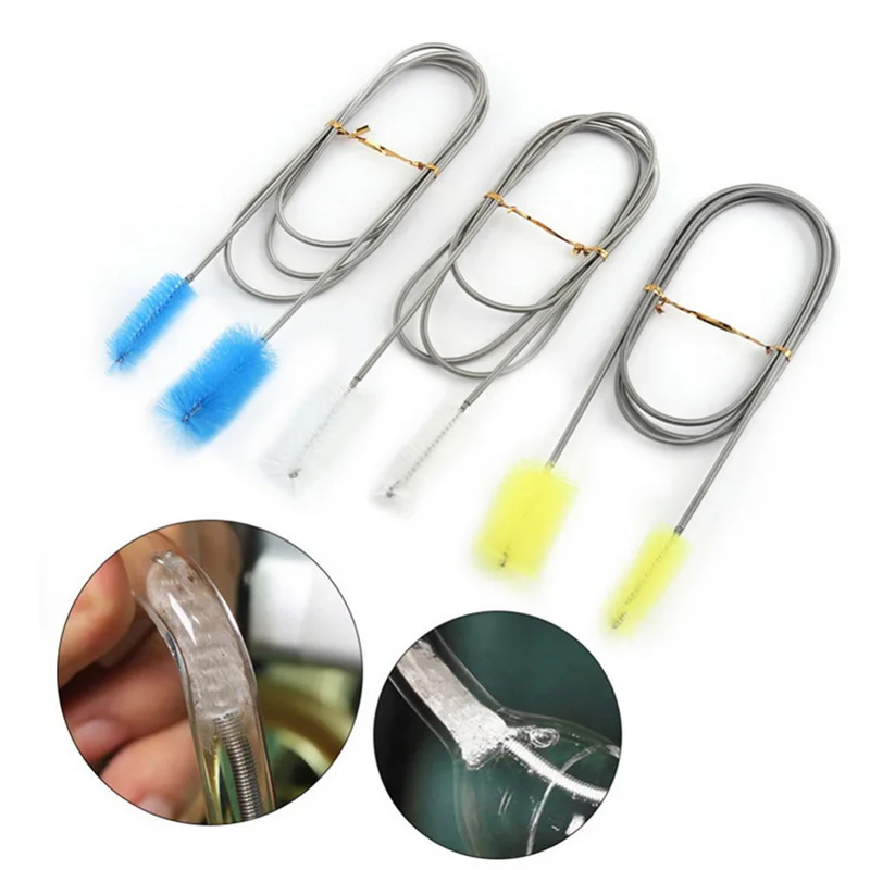 

Hoomall Flexible Sewer Cleaning Brush Bendable Bathroom Sink Tub Toilet Dredge Pipe Brush Cleaner 155cm Kitchen Cleaning Tools