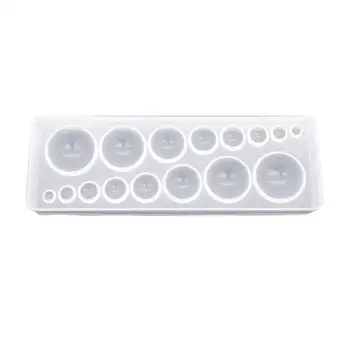 

Hot Round Silicone Mold Necklace Pendant Jewelry Making DIY Craft Epoxy Resin Mould New