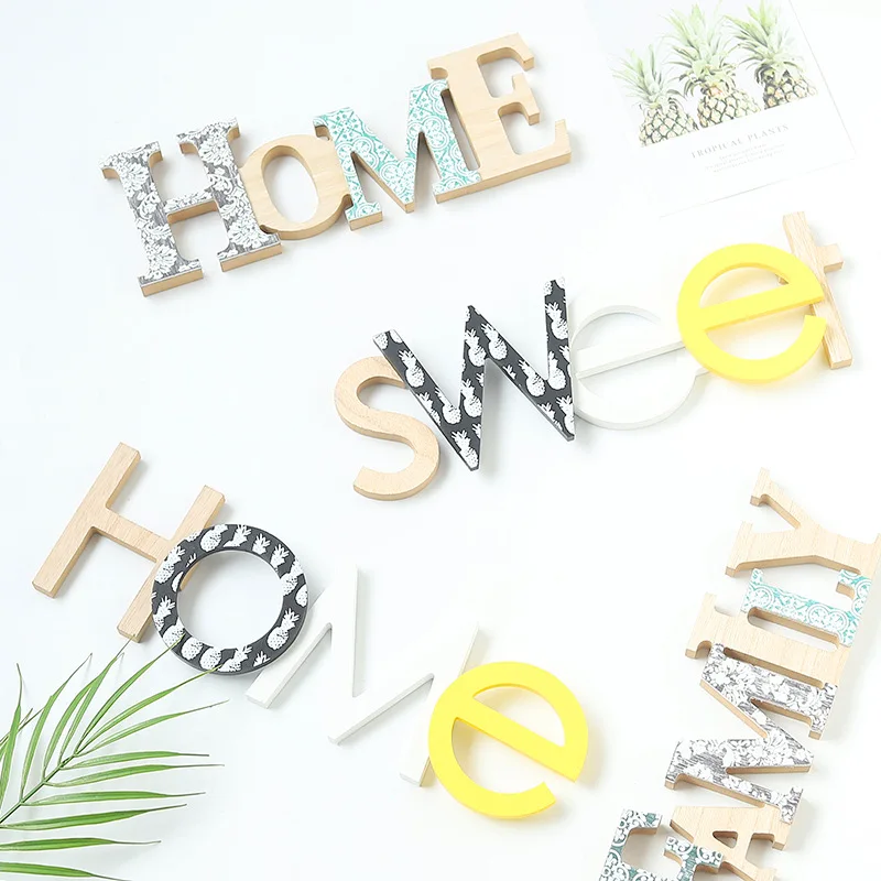 

Creative Letters Home Wall Decoration Shop Window Soft Wall Decoration Home Living Room Porch Wall Valentine's Day Gift Children