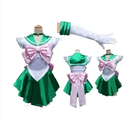 Женский сексуальный костюм Сейлор Мун, косплей для девочек, игра на Хэллоуин, сценический костюм для бара, косплей - Цвет: Зеленый