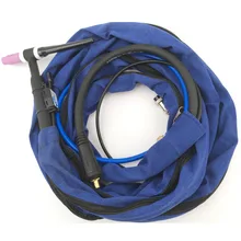 WP-17F в комплекте 4 м TIG фонарь с воздушным охлаждением 150 Ампер гибкий сварочный шланг кабель 12 ножная горелка быстрая установка евро вилка 16-25 M16* 1,5