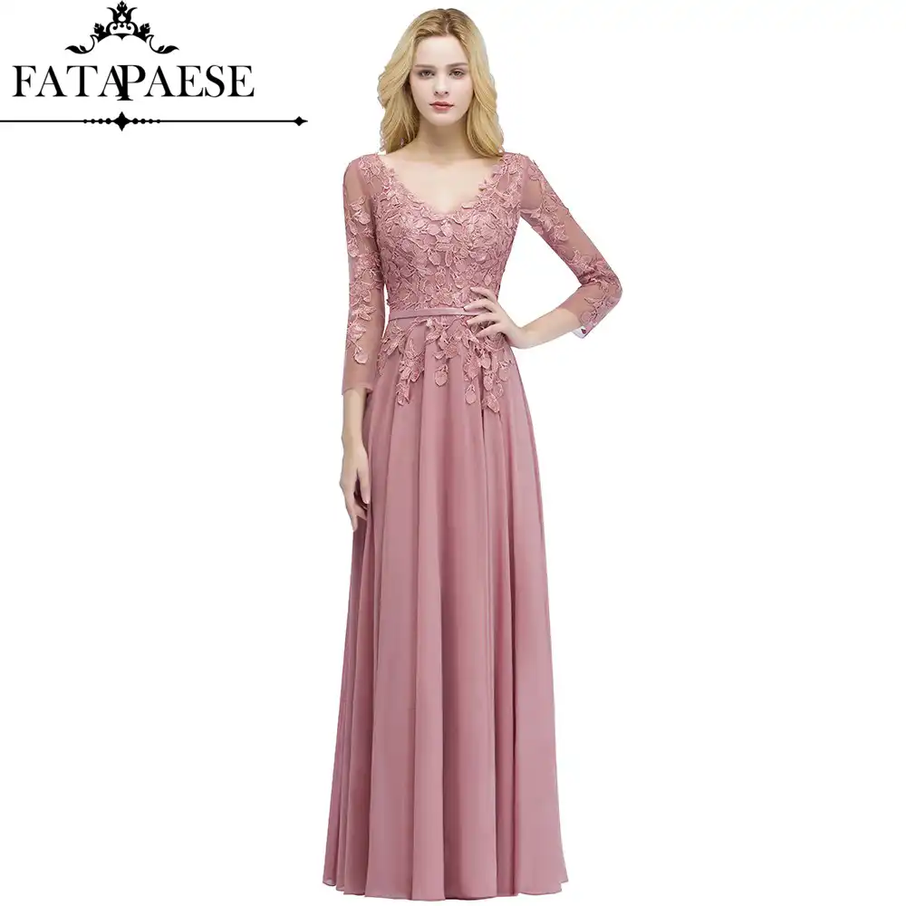 dusty rose gown design