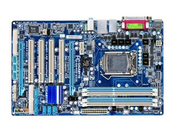 جيجابايت GA-P55-US3L الأصلي اللوحة DDR3 LGA 1156 مجلس ل I3 I5 I7 P55-US3L 16 GB H55 سطح اللوحة شحن مجاني