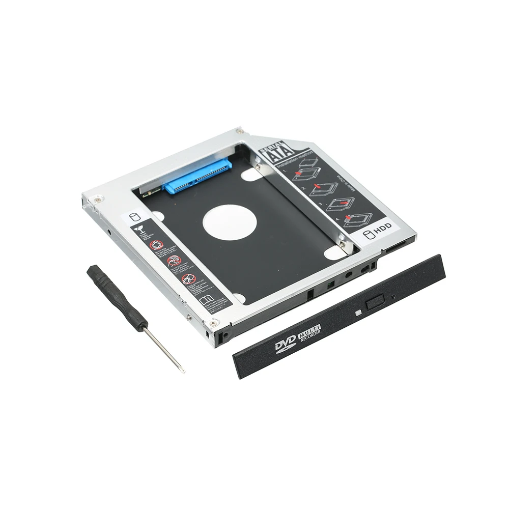 Жесткий диск Caddy лоток SATA 2 HDD SSD Caddy чехол для 12,7 мм универсальный CD/DVD-ROM