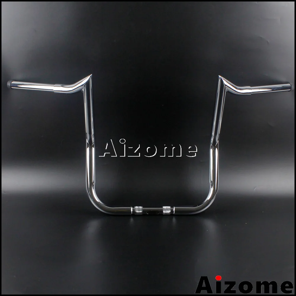 Хромированный 1 1/4 дюймов руль для Harley 12 &quot14&quot 16 &quotRise Monkey Bagger Bar Electra Glide FLHTC Batwing