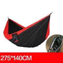 High quality portable superlight parachute cloth hammock durable double person outdoor hammock essential adult swing 275*140cm