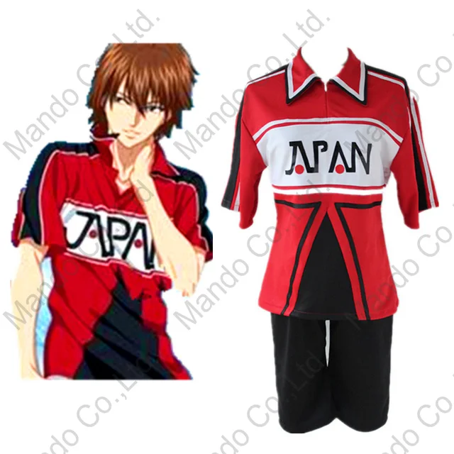 US $26.80 Anime New Prince Of Tennis Ryoma Echizen Cosplay Costumes Unisex Tennis Team Sports Uniform Suit Ha