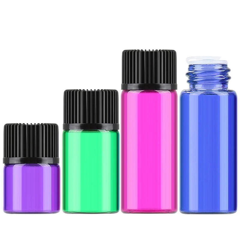 

Aihogard 10pcs/lot Mini Liquid Essential Oil Bottles Container Spray Bottle Travel Empty Glass Atomizer Cosmetic Perfume Bottles
