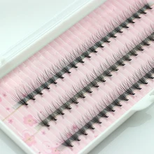 5 комплектов натуральные Мягкие Накладные ресницы для наращивания Толстые Накладные ресницы для удлинения 3D крест-накрест Индивидуальные Накладные ресницы для макияжа