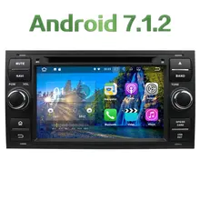 Android 7.1.2 2GB RAM 4G WIFI DAB+ Car DVD Multimedia Player Radio For Ford Transit Fiesta Galaxy Fusion C-MAX S-MAX Focus Kuga