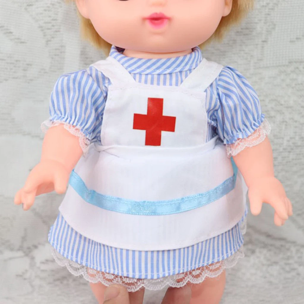 2 шт. униформа медсестры набор для 25 см Mellchan одежда куклы-аксессуары наряд Аксессуар игрушка подарок