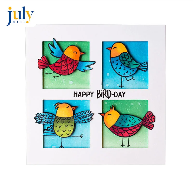 

Julyarts Stamps and Dies for Card Making New Cutting Dies Embossing 2018 Bird Cloud Metal Templates