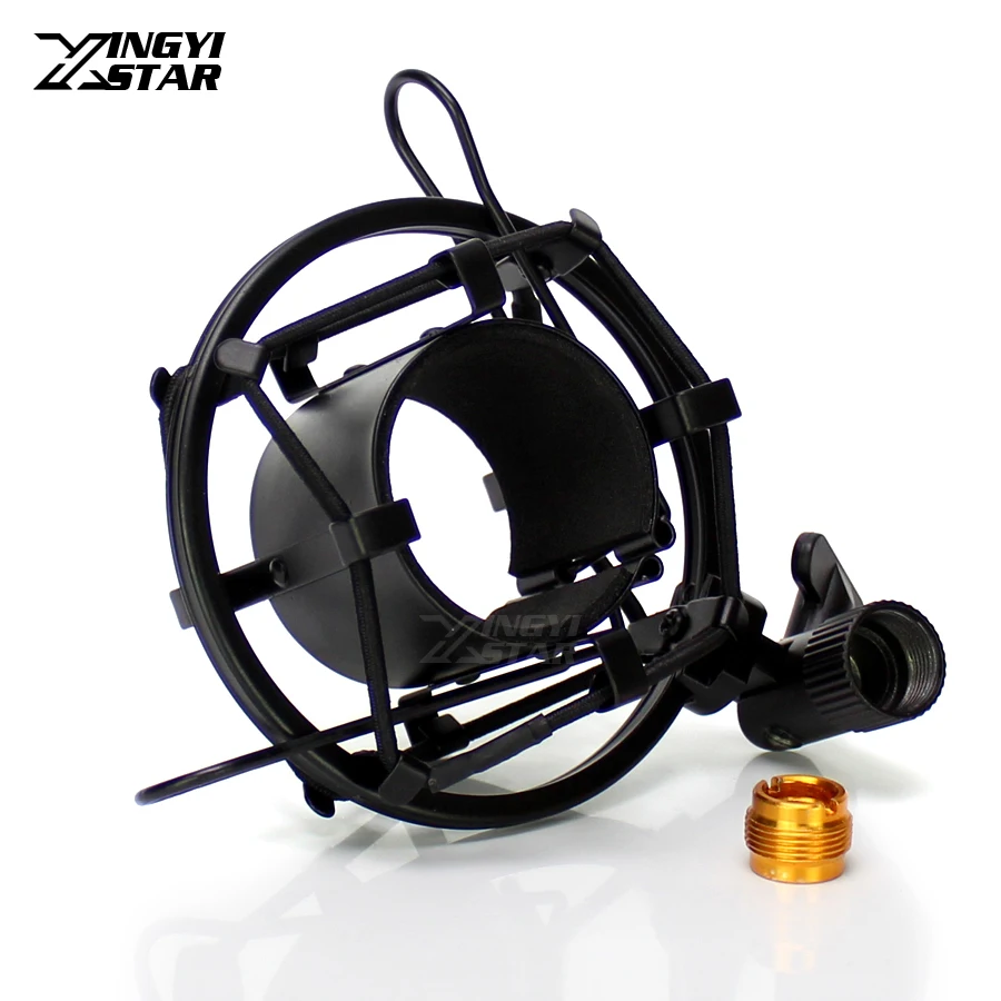 

Metal Condenser Microphone Stand Shock Mount For ISK AT100 BM800 Studio Mic Holder Filter Suspension Spider Shockproof Bracket