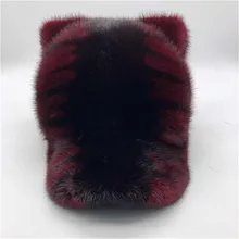 Стиль, Осень-зима, милая женская меховая шапка из натуральной норки, роскошная, благородная, с кошачьими ушками, с хвостом, норковая бейсболка, меховые шапки