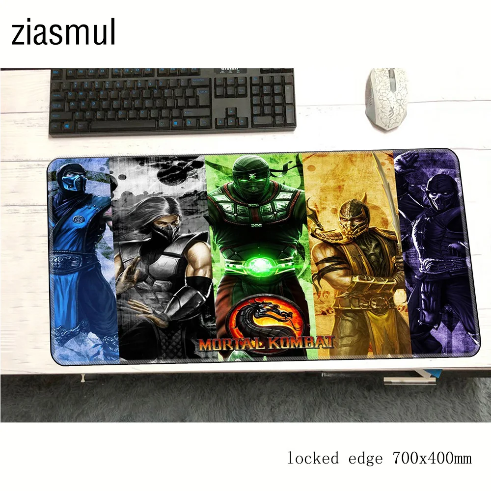 Mmoral kombat padmouse 700x400x3 мм игровой коврик для мыши игровой Индивидуальный Коврик для мыши геймер компьютерный индивидуальный коврик notbook mousemate pc