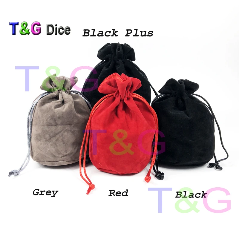 TOP Quality Dice bag Jewelry Packing Velvet bag 6*5.5" Velvet