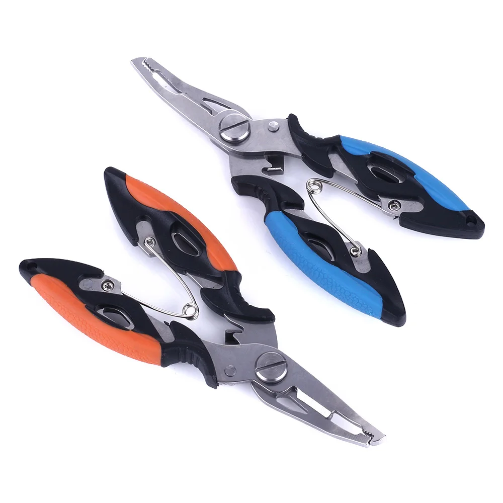 

Fishing Multifunctional Plier Stainless Steel Carp Fishing Accessories Fish tackle Lure Hook Remover Line Cutter Scissors