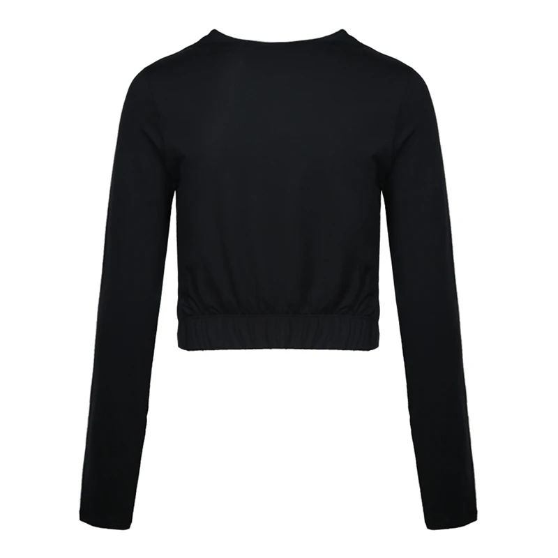 Новое поступление NIKE как W NK DRY ELMNT TOP CREW GX Для женщин пуловер рубашки с коротким рукавом спортивный костюм