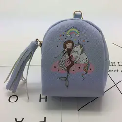 Симпатичные для женщин Мини Русалка кошелек карты сумочка для наушников сумка ключи чехол подарки