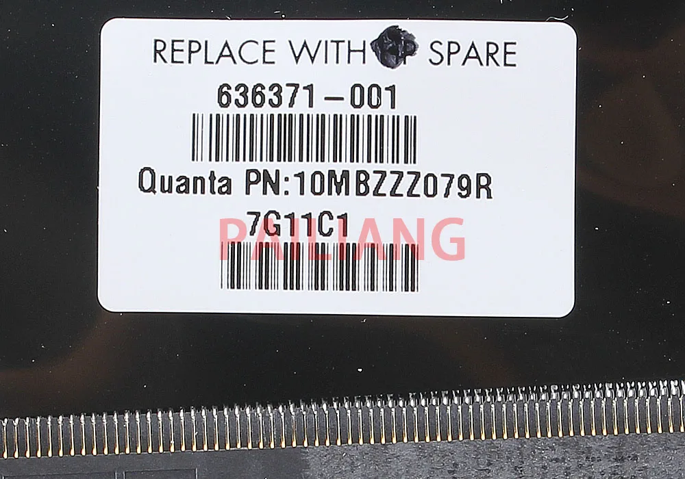 PAILIANG материнская плата для ноутбука hp G6-1000 HM55 PC материнская плата 636371-001 DA0R12MB6E0 full tesed DDR3