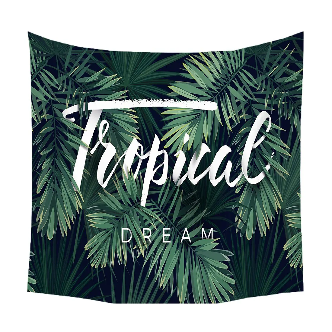 

New Tapestry Tropical Plants Pattern Tapestry Wall Hanging Cloth Printed Hanging Blanket Carpet Wall Decor Home Textile