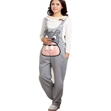 Gravidas Jumpsuit Maternity Pants Long Pregnancy Clothes For Pregnant Women Overalls Roupa Gestante Trousers Autumn Winter