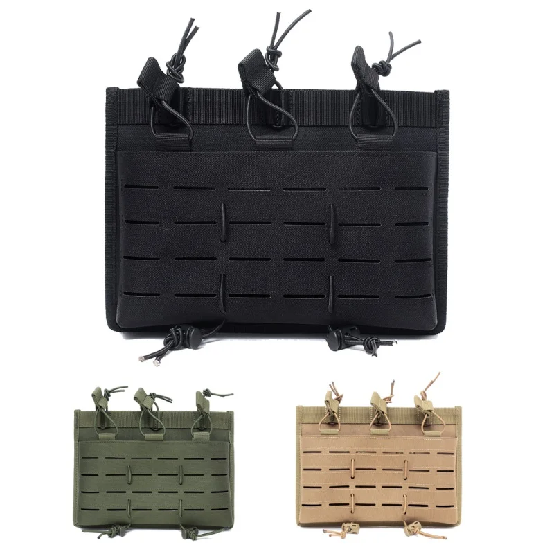 

Tactical Molle Pouch Open Top Mag Holder Triple Airsoft Mag Pouch Hunting Shooting Holster Pistol Bag Outdoor Paintball