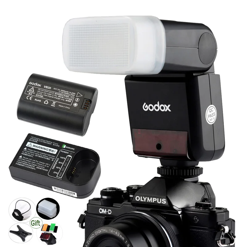Godox V350O 2000mAh литий-ионный аккумулятор Speedlite TTL 2 4G HSS 1/8000s светильник для вспышки