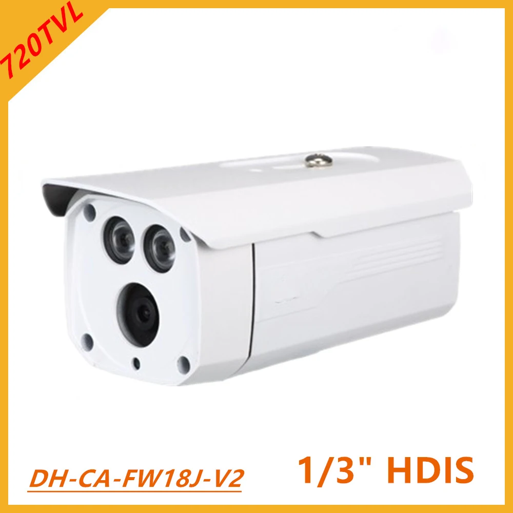 

DH 720TVL Analog Security Camera DH-CA-FW18J-V2 1/3 HDIS Smart IR distance 50m 2D noise reduction Waterproof IP66 Outdoor use