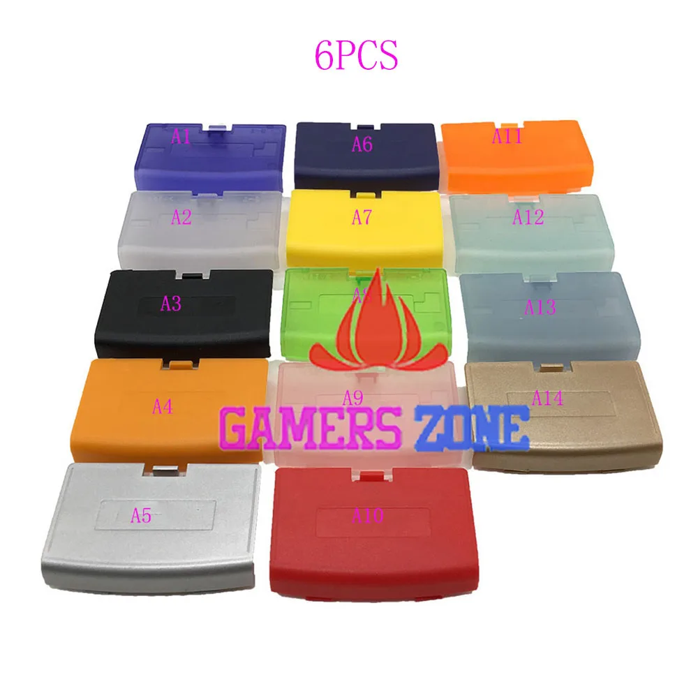

6PCS Replacement Battery Door Cover for Nintendo Gameboy Advance GBA
