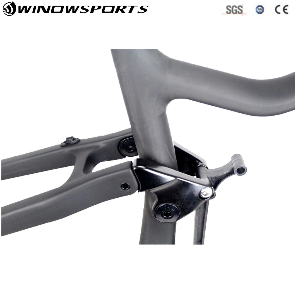 Perfect 2018 full suspension 27.5er Boost Carbon Mtb Frame XC 148x12mm Enduro bikes Carbon mountain frame Mtb frame 27.5er with XDB 6