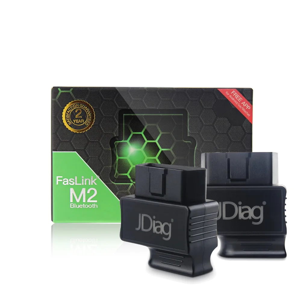 

JDiag Faslink M2 Auto code reader 4.0 Bluetooth Scanner PK Bluedriver support iPhone Android