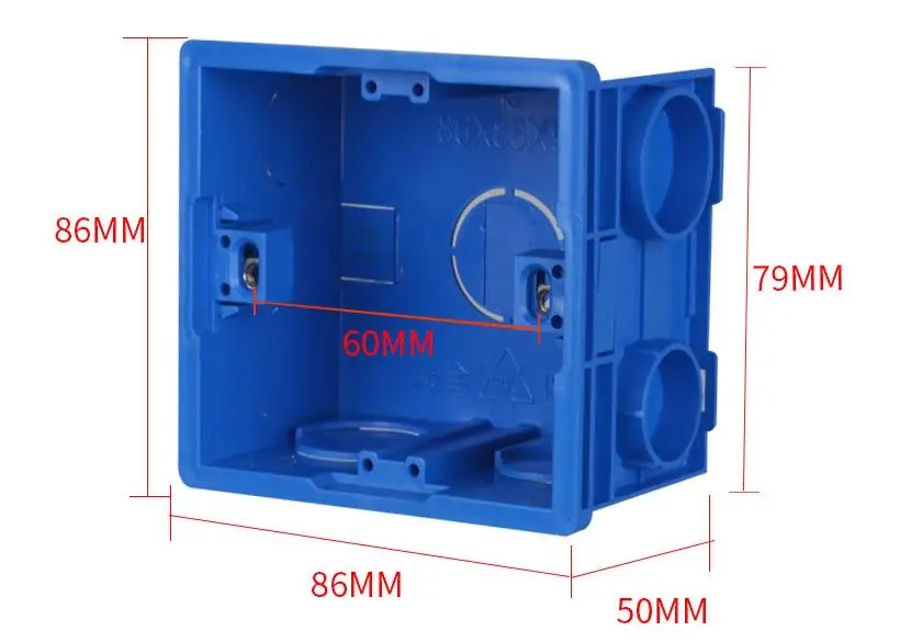 Настенный выключатель розетка Нижняя коробка 86 Тип универсальный картридж высокая прочность распределительная коробка