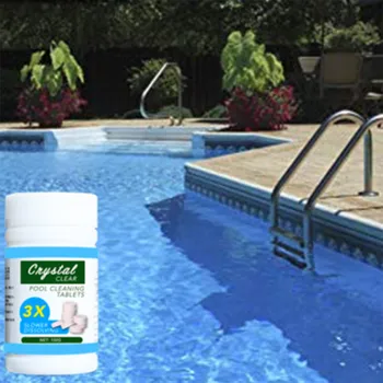 

1pcs Pool Cleaning Effervescent Chlorine Tablets Cage Disinfectant Swimming Pool Clarifier#w