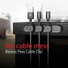 Baseus Cable Organizer Magnetic Cable Management USB Cables Holder Silicione Flexible Desktop Clips for Mouse Wire Organizer ► Photo 2/6