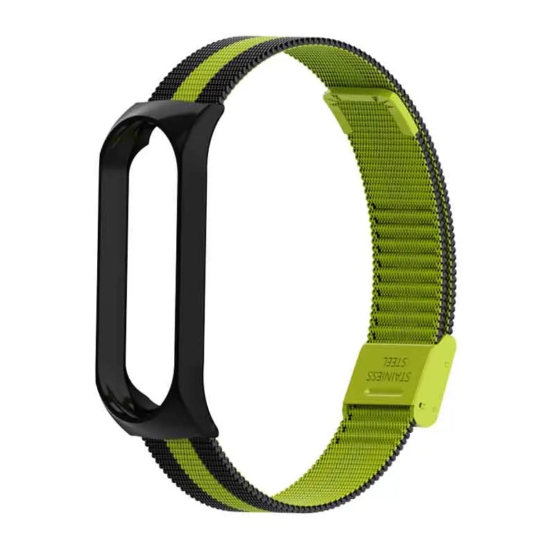Металлический ремешок mi Band 3 4 для Xiao mi band 3/4 фитнес-браслет Smartband спортивные часы браслеты Correa умные аксессуары