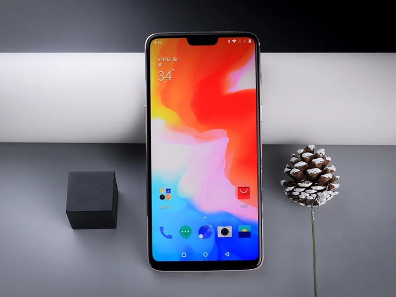 Новая разблокировка Оригинальная версия Oneplus 6 Android смартфон 6,2" 6 ГБ ОЗУ 64 Гб Две sim-карты отпечаток пальца двойная задняя камера телефон