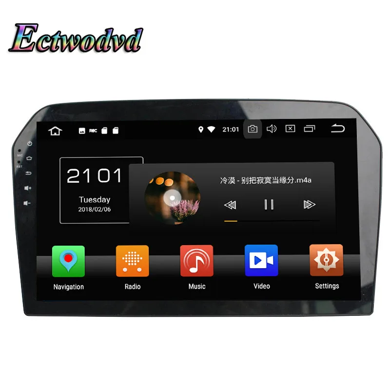 Perfect Ectwodvd Octa Core 4G RAM 64G ROM Android 9.0 Car Multimedia DVD Player GPS HeadUnit for VW Jetta 2012 2013 2014 2015 5