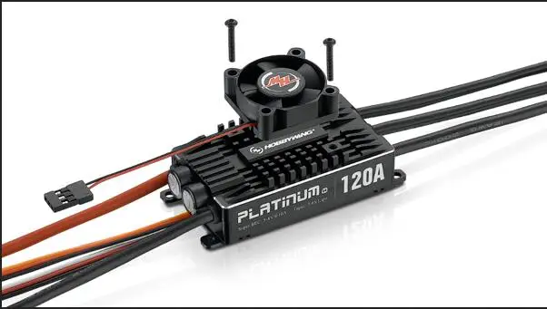 

Hobbywing 120A 3-6S Electric Speed Control / ESC Platinum-120A-Pro V4 | New V4 for RC Model
