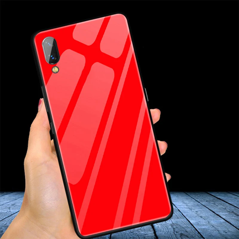 6 59 дюймовый чехол для телефона vivo Nex однотонный из закаленного стекла N e x