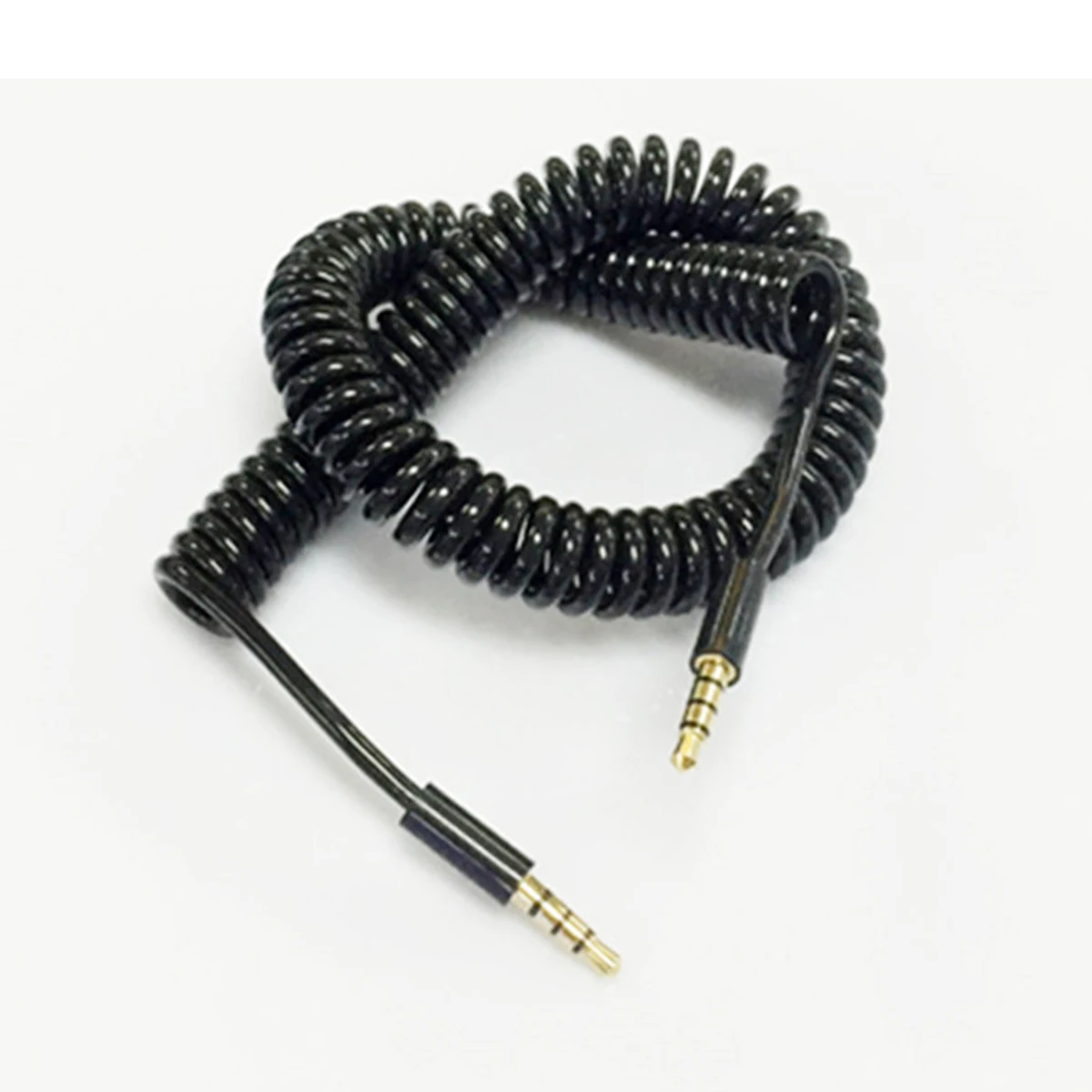 Phone Cables Audio Cable 3.5mm Coiled Stereo Aux Car Audio Cable Line