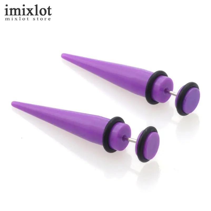 Imixlot 2 шт. модные серьги гвоздики с заклепками шпильки из нержавеющей стали