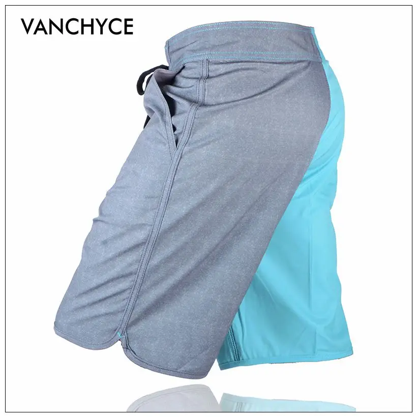 VANCHYCE шорты из кусков, мужские пляжные шорты, мужские шорты-бермуды, быстросохнущие Серебристые мужские пляжные шорты, Брендовые мужские шорты для плавания