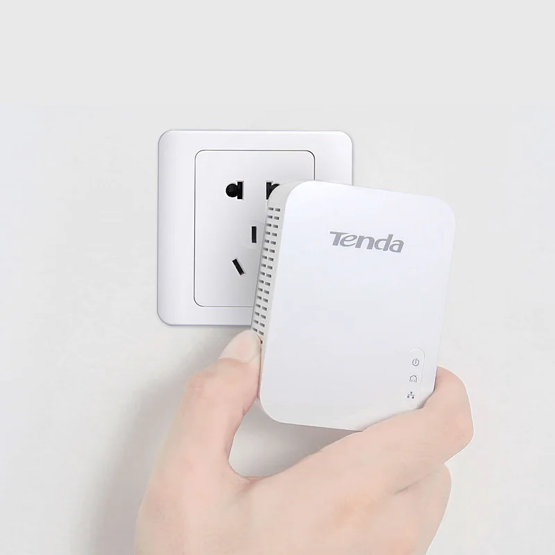 Сетевой адаптер Tenda PH3 1 пара 1000 Мбит/с AV1000 Ethernet PLC Адаптер Беспроводной Wi Fi роутер