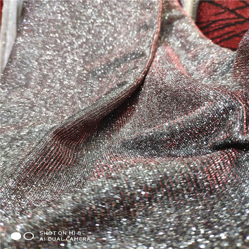 Блестящий кружевной материал сетчатая ткань украшение для сцены вечерние