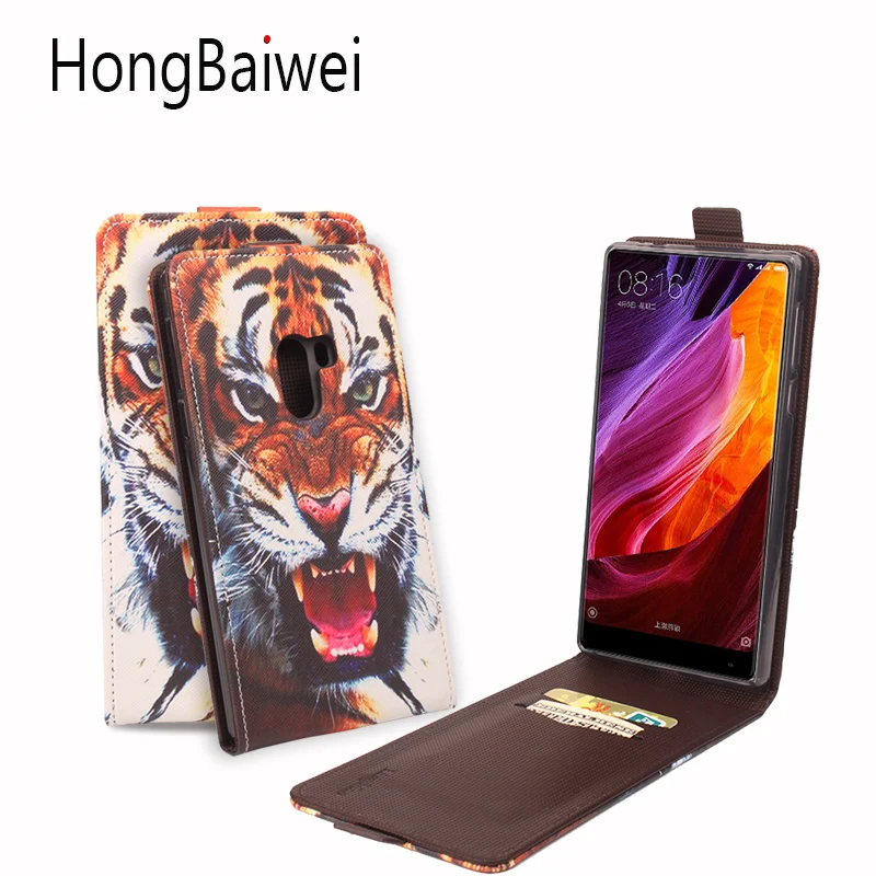 Кожаный бумажник Чехлы для Xiaomi Mix Flip 3D печатных Флаг бабочка цветок чехол