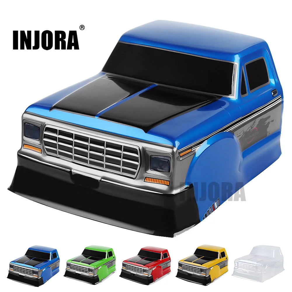 INJORA RC автомобиль половина пикап головы корпус F150 для 1/10 RC Гусеничный осевой SCX10 90046 Traxxas TRX4 D90 MST