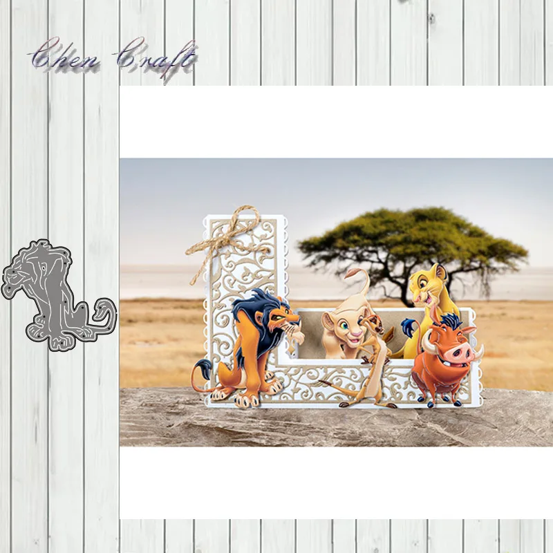 

Lion King is roaring Metal Cutting Dies New 2019 for Card Making Scrapbooking DIY Album Embossing Paper Craft Dies