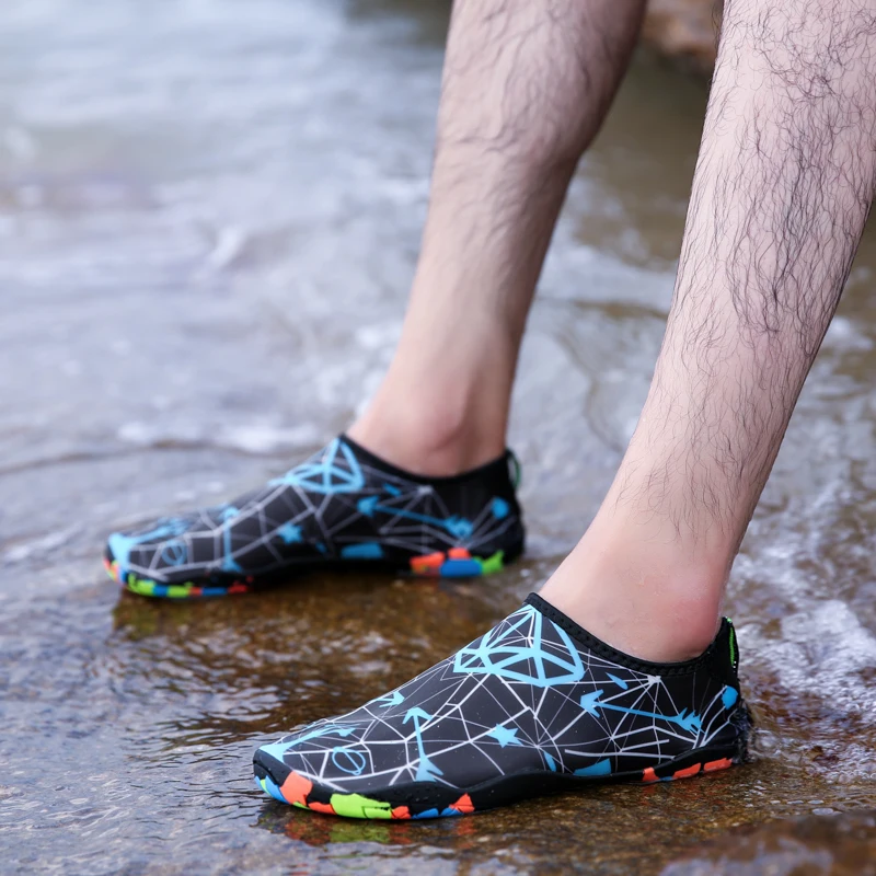 DR.EAGLE Aqua Shoes для воды летние кроссовки моря мужские пляжные слиперы обувь взрослых