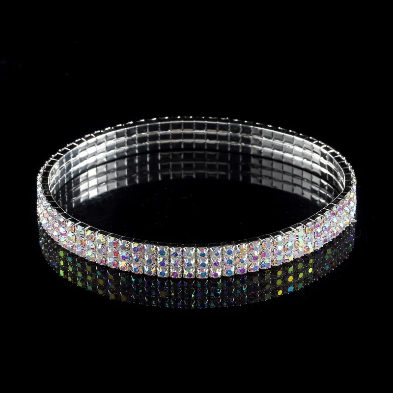 3 row crystal rhinestone anklet (4)